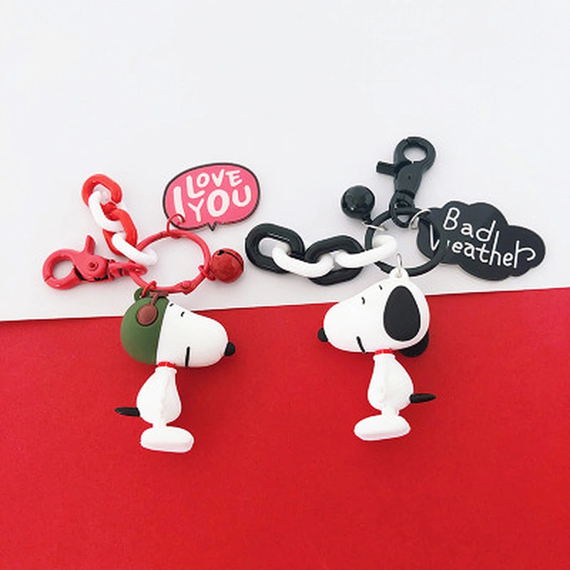 Wholesale Keychains PVC Dog Keychain Online Fashion Keychain with Dogs