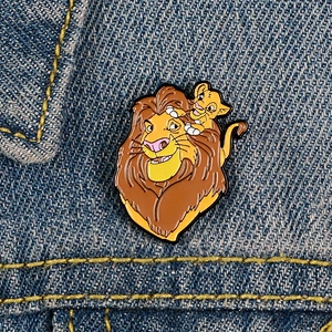 The lion king enamel badge lapel pin pins