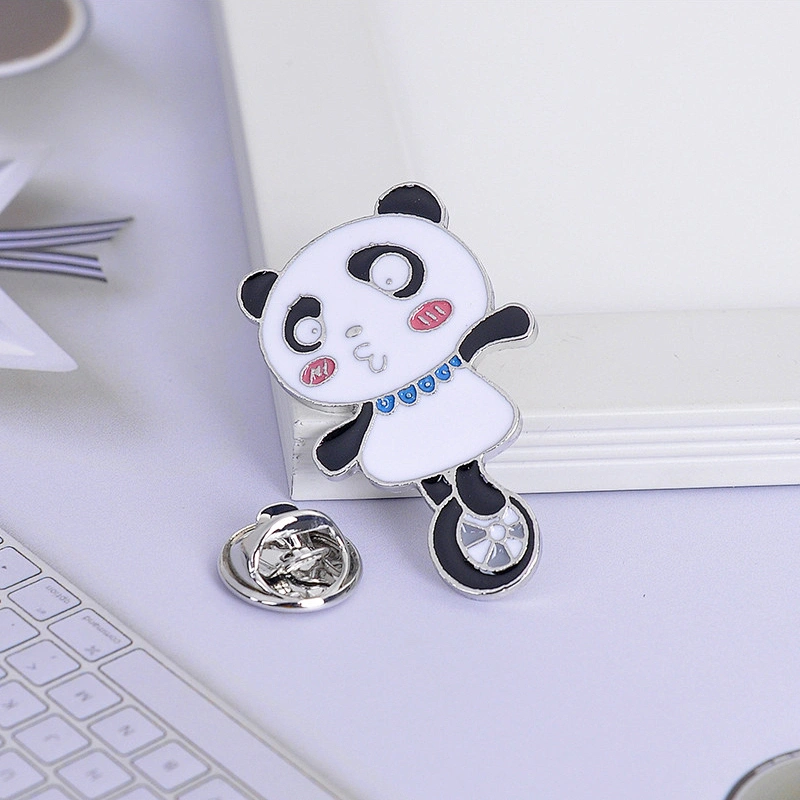 Cartoon Cute Panda Enamel Pin Brooch Animal Custom Pin Badge
