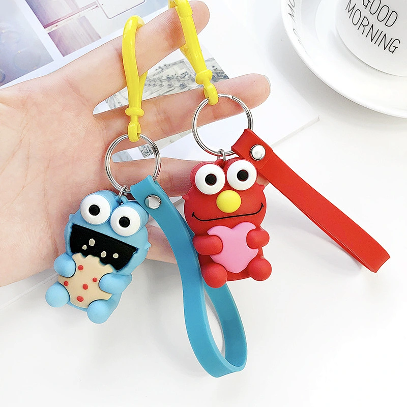 Cute Animation 3D PVC Keychain Bag Pendant