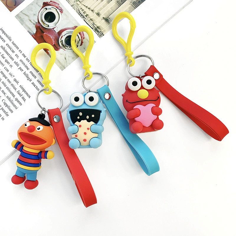 Cute Animation 3D PVC Keychain Bag Pendant