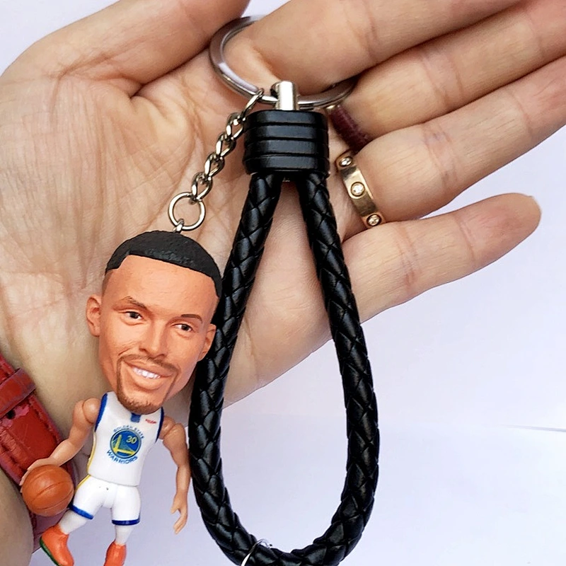 Basketball Star Figurine Basketball Fan Gift 3D Player Keychain
