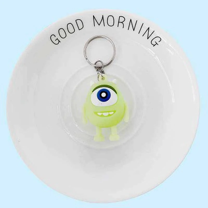 Cartoon Doll Key Ring Rainbow Horse Dinosaur Anime Custom PVC keychain 3D Bag Pendant