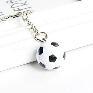 PU keychain football basketball golfball keychains