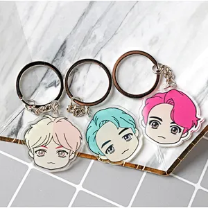 Wholesale BTS group  Acrylic Keychain