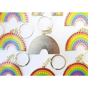 Manufacturer personalized custom logo hard enamel metal key chain keychains