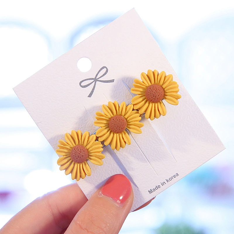 Daisy Hairpin Korean Flower Hair Accessories Girls