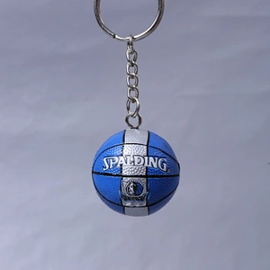 Souvenir Basketball Fan Gift 3D Basketball Keychain