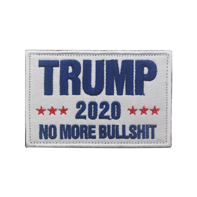 No more bull shit Trump embroidery iron on patch