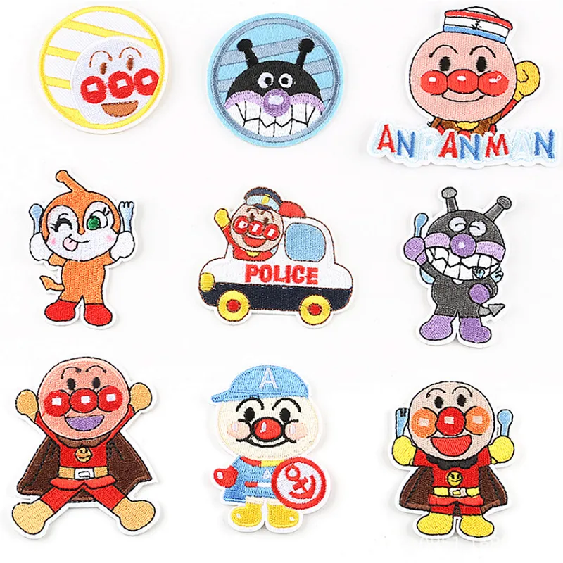 Hot sale Anpanman iron-on Embroidery Patch