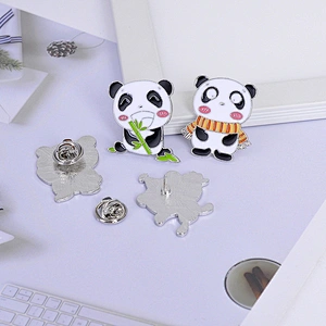 Cartoon Cute Panda Enamel Pin Brooch Animal Custom Pin Badge