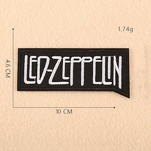 15 Styles Black and White Color Bat Embroidered Patch Letter Iron on Patches for Clothing
