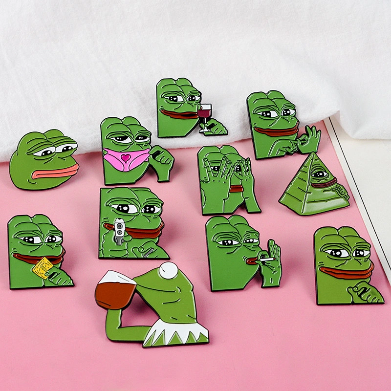 Pin Custom Lapel Frog Lapel Pins Soft Enamel Custom