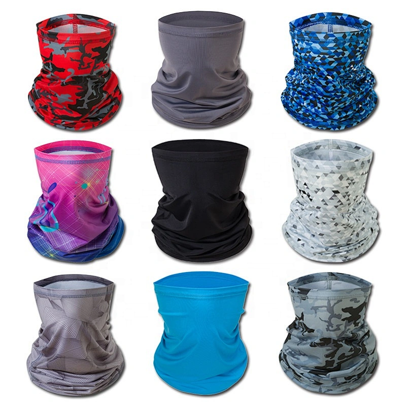 Spring summer neck bandana headband UV Sun Dust protection breathable tubular bandana custom logo