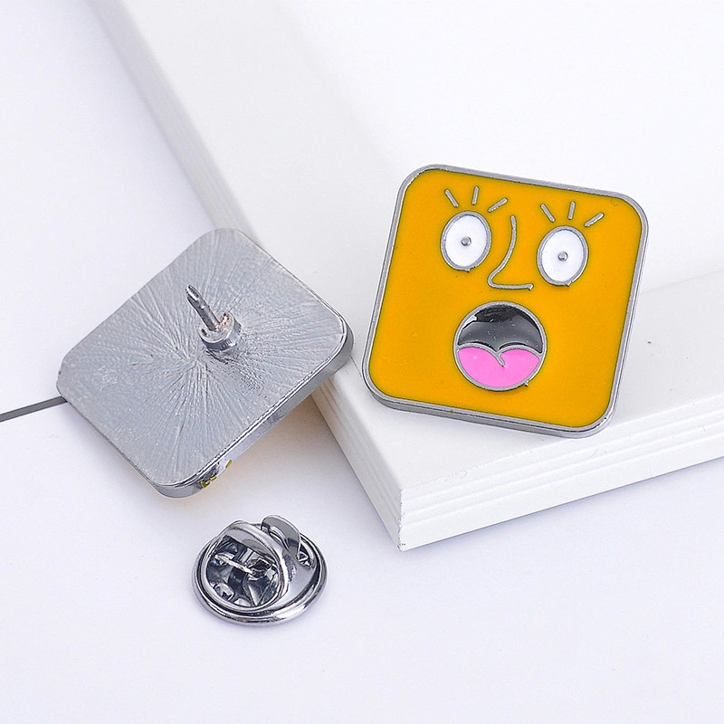 Funny Expression Enamel Pin Brooch China Clothes Enamel Pins