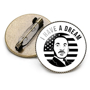 Anti-racial Discrimination Badge Black Lives Matter I Can't Breathe Lapel Pin Brooch