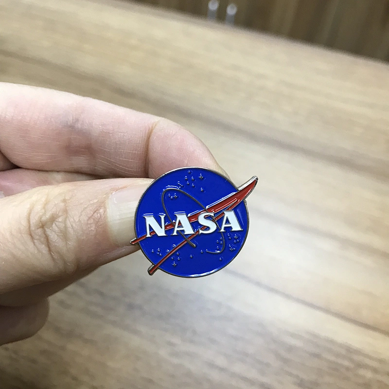 National Aeronautics and Space Administration Astronaut clothing decoration NASA badge soft enamel lapel pin