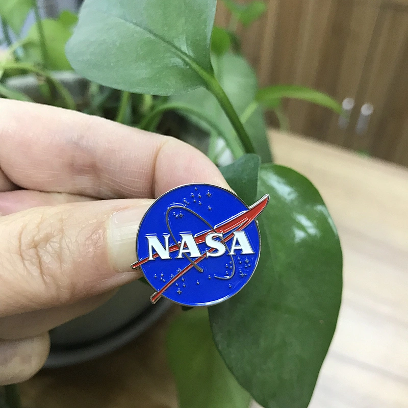 National Aeronautics and Space Administration Astronaut clothing decoration NASA badge soft enamel lapel pin