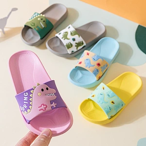 Summer New Cute Dinosaur Children's Sandals Indoor Baby Kids Slippers