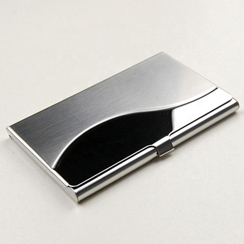 Business gifts stainless steel metal box card holder