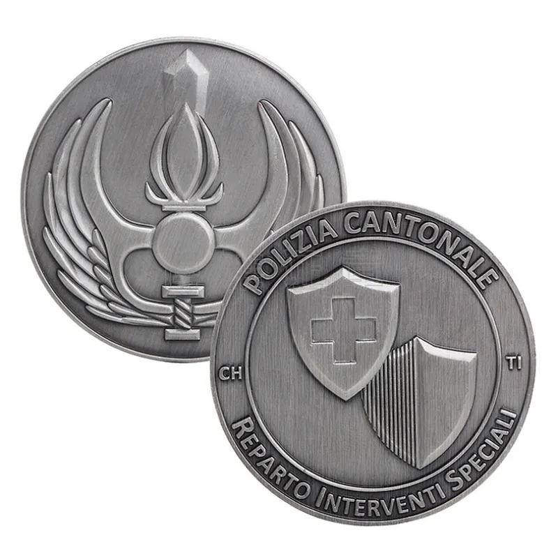 double side zinc alloy custom metal coin