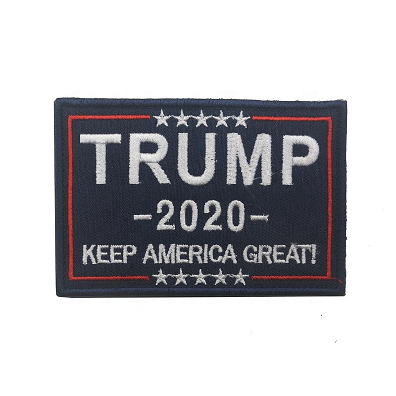 Trump pence 2020 American president vote embroidered embroidery clothing bag patches
