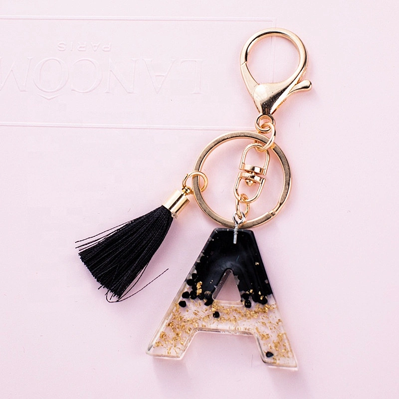 Mother's day gifts white pebbles stone acrylic keyring handbag keychain