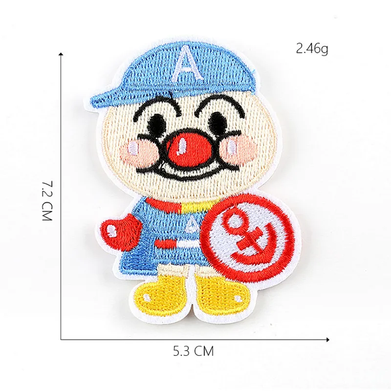 Hot sale Anpanman iron-on Embroidery Patch