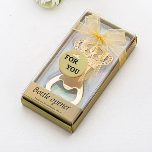 Gold crown diamond bottle opener