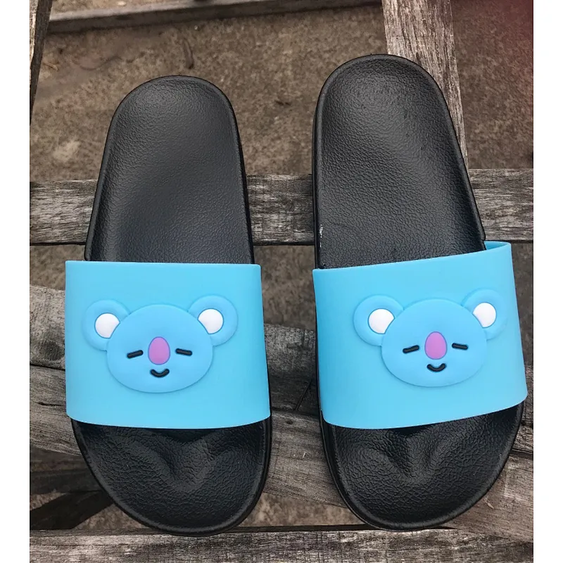 Hot sale BTS kpop Sandals Summer rubber slipper
