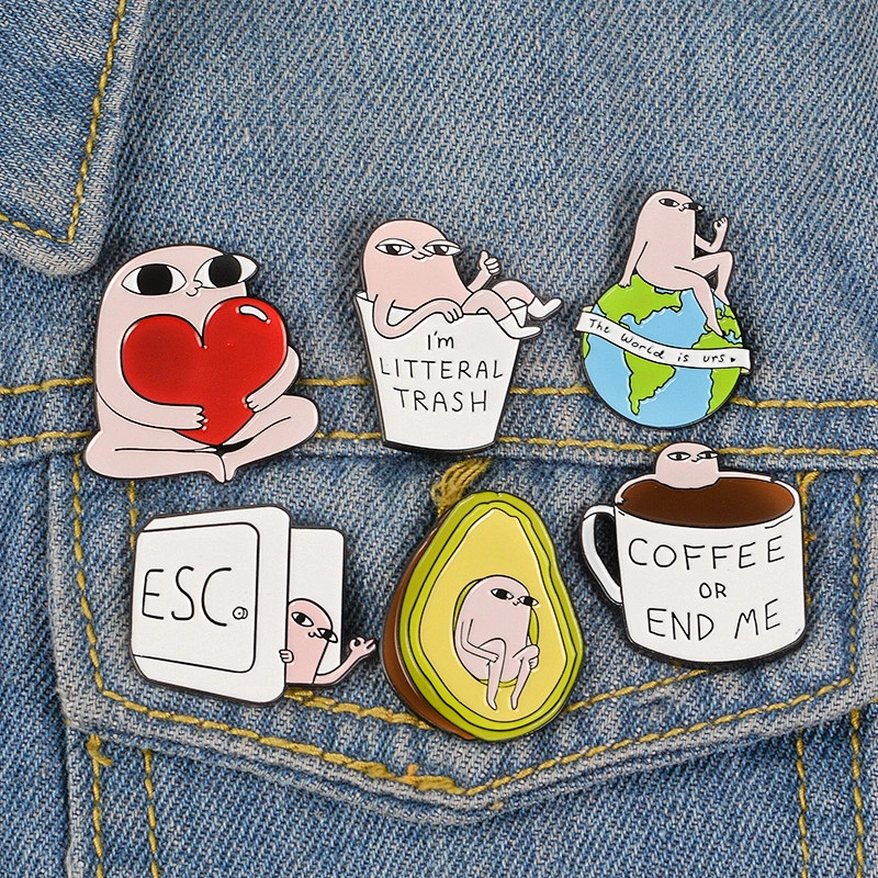 wholesale fruit shape avocado enamel lapel pins