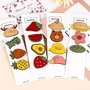 Korean Cartoon Cute Animal Hair Accessories Vegetable Kids Hair Clip Baby Hair Clips Wholesale
