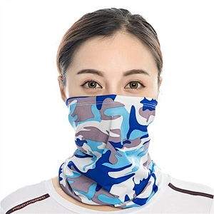 Spring summer neck bandana headband UV Sun Dust protection breathable tubular bandana custom logo