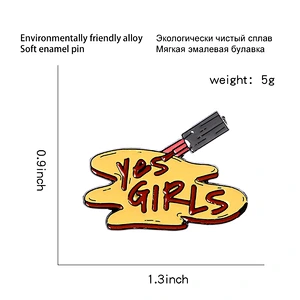 Custom Soft Enamel Pin Feminism Pin Custom Lapel