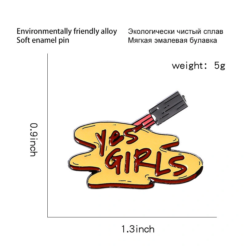 Custom Soft Enamel Pin Feminism Pin Custom Lapel