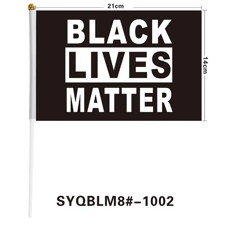 George Floyd Fight for Fairness Black Lives Matter I Can't Breathe Protest Custom Flag