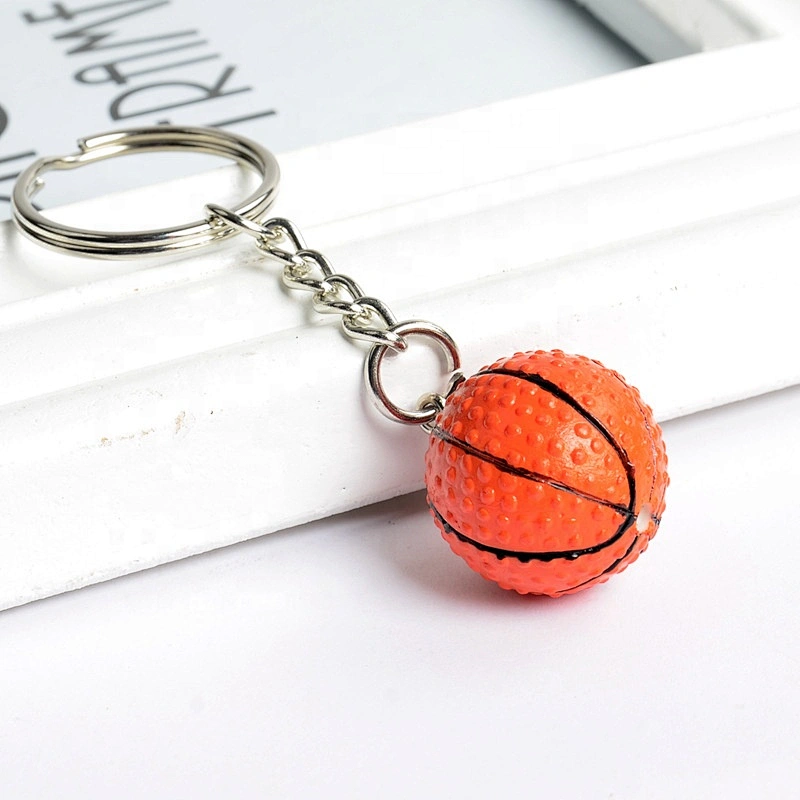 PU keychain football basketball golfball keychains