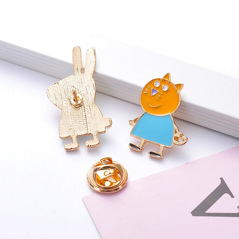 Cartoon Anime Cute Piggy Brooch Bag Pins Clothing Accessories Badge Lapel Pin Factory Wholesale