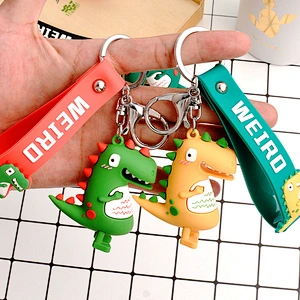 Cute Animals Keychain Dinosaur Cartoon Keychain
