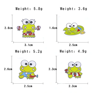 Cute Cartoon Big Eyes Frog Custom Enamel Lapel Pin Brooch
