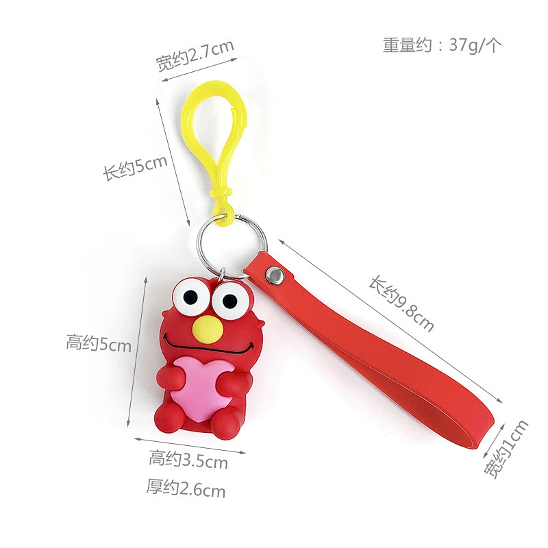 Cute Animation 3D PVC Keychain Bag Pendant