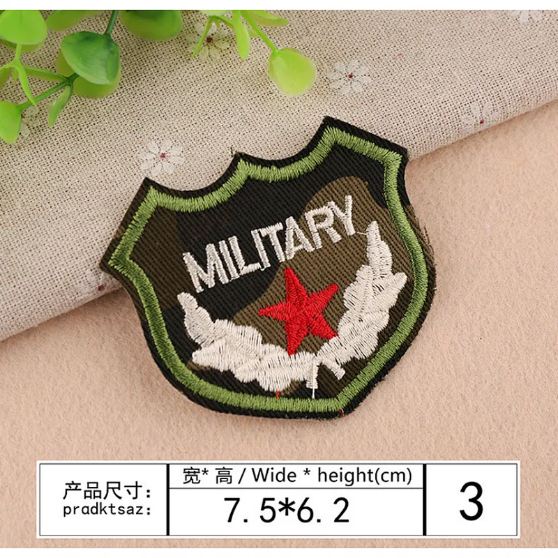 Custom Military Army iron-on Embroidery Patch