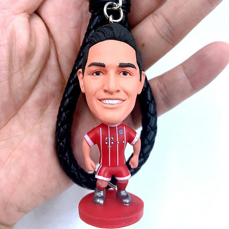 Vivid 3D Keychains Football Keychain Figurine