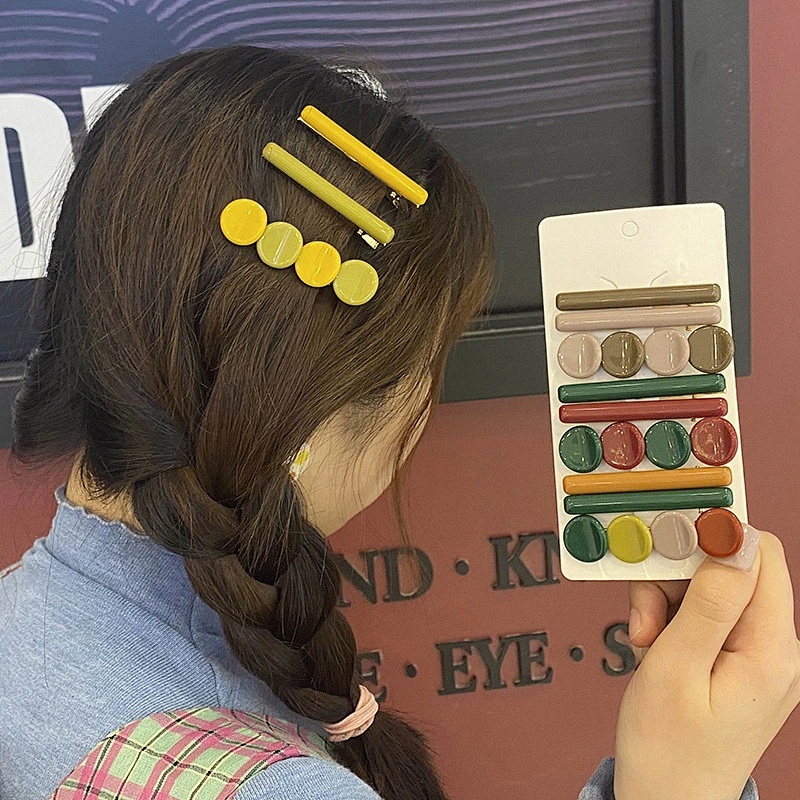 Korean Fashion Glossy Clip Hair Simple Wholesale Hair Accessories