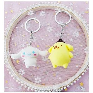 Unicorn Cartoon PVC keychain Student Bag/Key/Car Pendant Keychain Wholesale