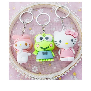 Unicorn Cartoon PVC keychain Student Bag/Key/Car Pendant Keychain Wholesale