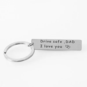 Stainless Steel Drive Safe Metal Keychain