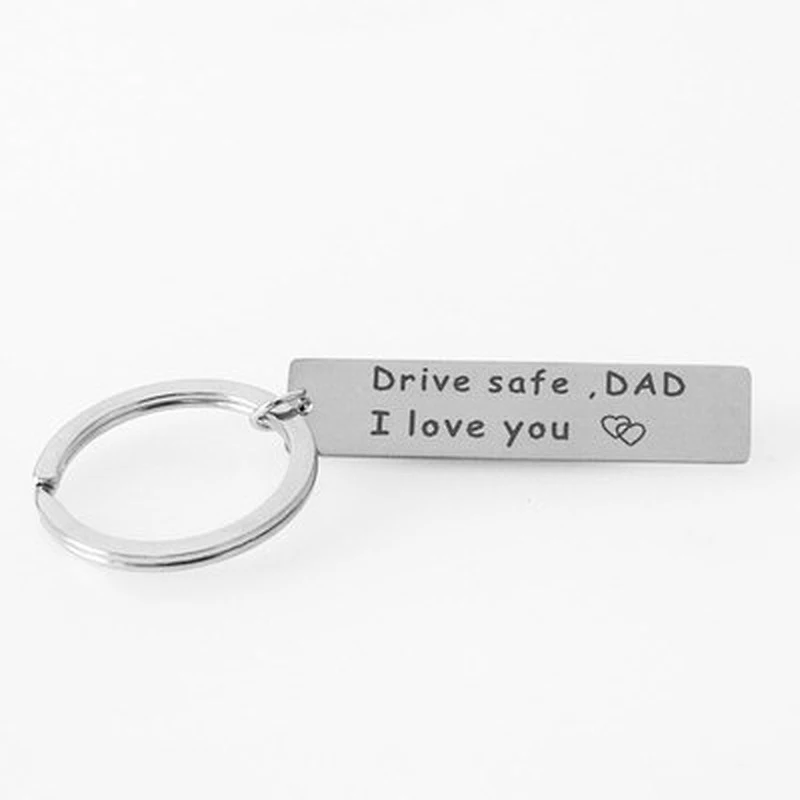 Stainless Steel Drive Safe Metal Keychain