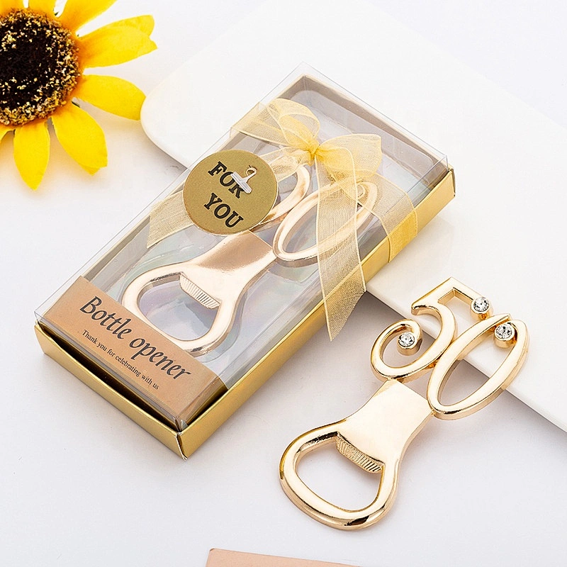50 years golden wedding gifts advertise gifts rose gold metal bottle opener