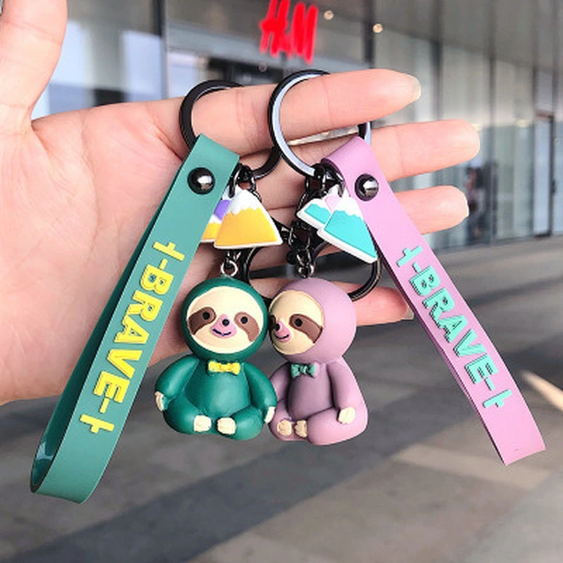 Cute Cartoon Keychain Sloth Keychain Animals